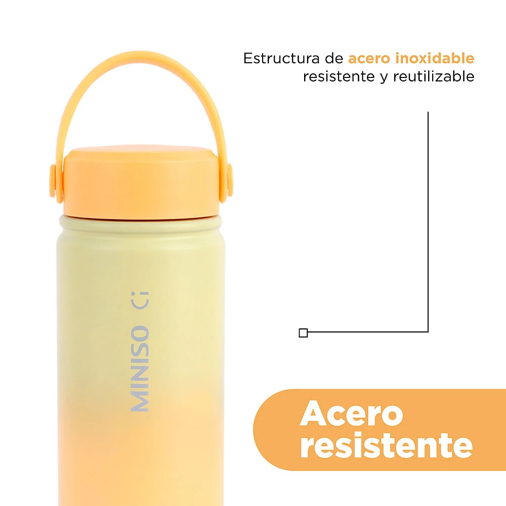 Termo Con Tapa Enroscable Acero Inoxidable Degradado 700 ml