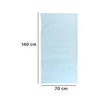 Toalla Para Baño Poliéster Menta 65x130 Cm