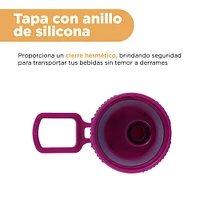 Termo Con Tapa Enroscable Acero Inoxidable Violeta 1.4 L