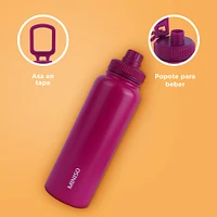 Termo Con Tapa Enroscable Acero Inoxidable Violeta 1.4 L