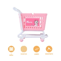 Organizador De Escritorio Disney Marie Diseño Carrito Sintético Rosa 12.1x11.7x7.9 cm