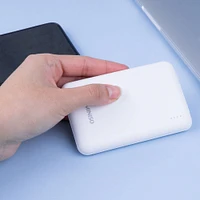 Batería Portátil Power Bank USB Y Tipo C Blanca 10000 MAh