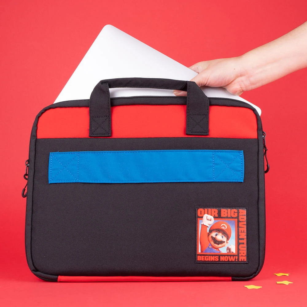 Portafolio Para Laptop Super Mario Bros Textil 38x30 cm