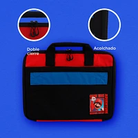 Portafolio Para Laptop Super Mario Bros Textil 38x30 cm