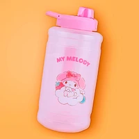 Cilindro Con Tapa Y Boquilla Sanrio My Melody Gran Capacidad Plástico Rosa 1900 ml