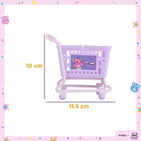 Organizador Ositos Cariñositos Alegrosita Tipo Carrito Sintético Rosa 11.5x10x6 Cm