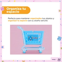 Organizador Ositos Cariñositos Gruñosito Tipo Carrito Sintético Azul 11.5x10x6 Cm