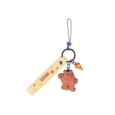 Accesorio Decorativo Para Celular We Bare Bears Pardo Silicona 20 Cm