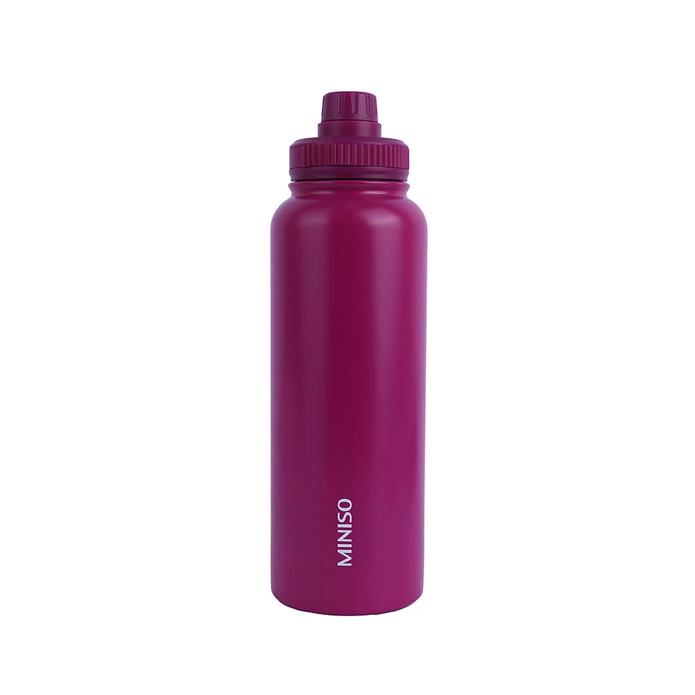 Termo Con Tapa Enroscable Acero Inoxidable Violeta 1.4 L