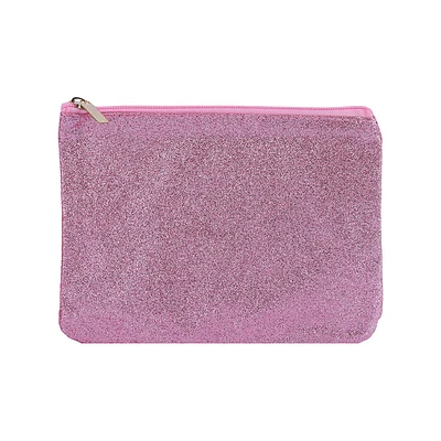 Lapicera Diseño Glitter Rose Gold Textil Rosa 21x15 Cm