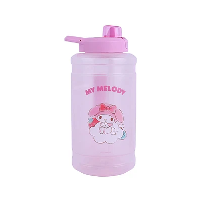 Cilindro Con Tapa Y Boquilla Sanrio My Melody Gran Capacidad Plástico Rosa 1900 ml