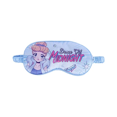 Antifaz Para Dormir Disney Cenicienta Princesas Manga 95% Poliéster, 5% Elastano Azul 20x10 cm