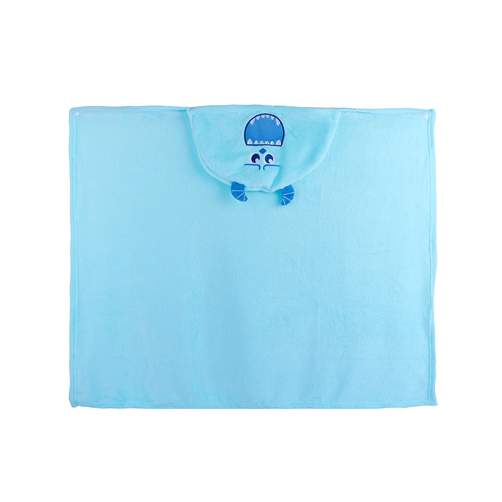 Manta Con Capucha Disney Sulley Textil Menta 100x80 Cm