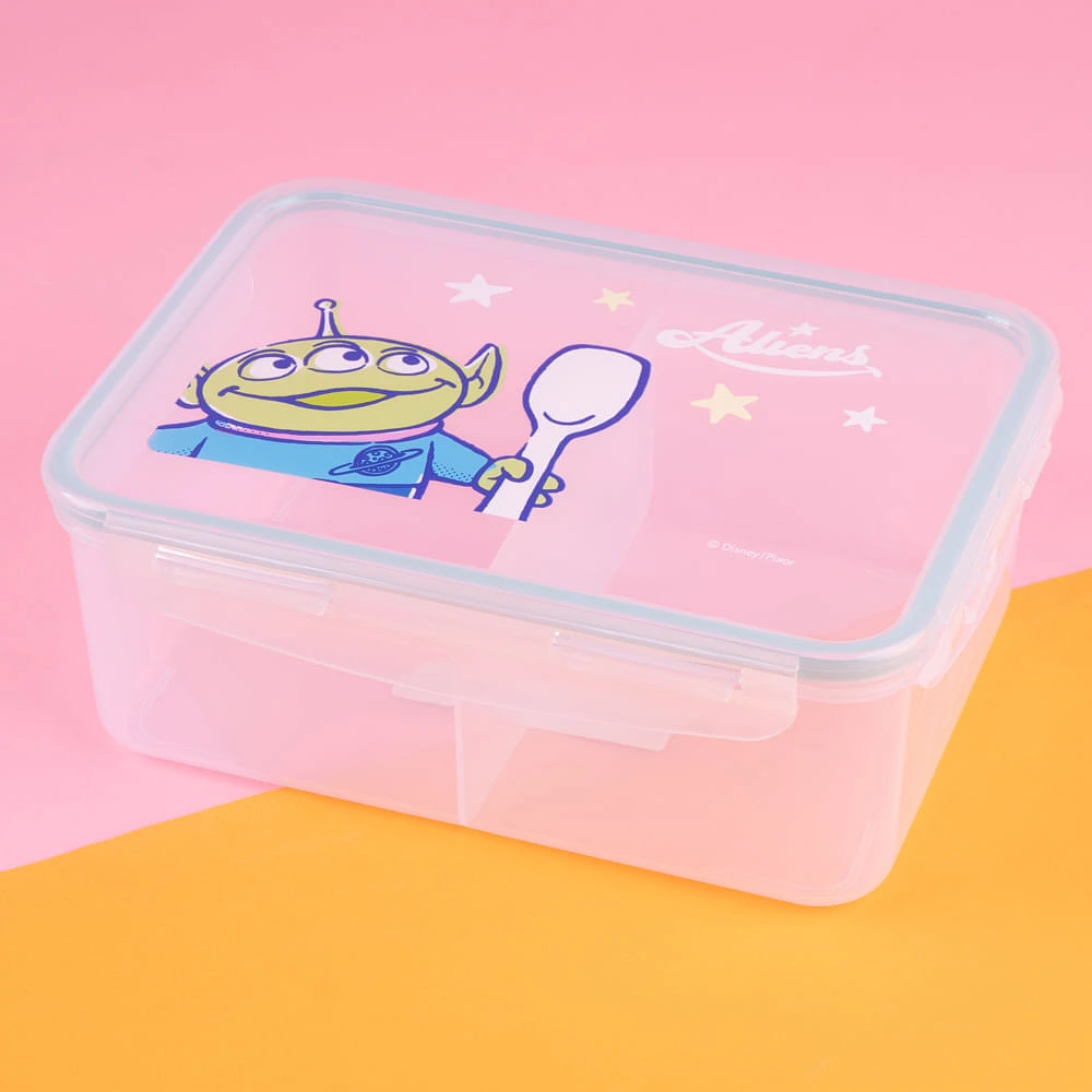 Contenedor De Alimentos Sanrio Alíen Plástico Transparente 1500 Ml