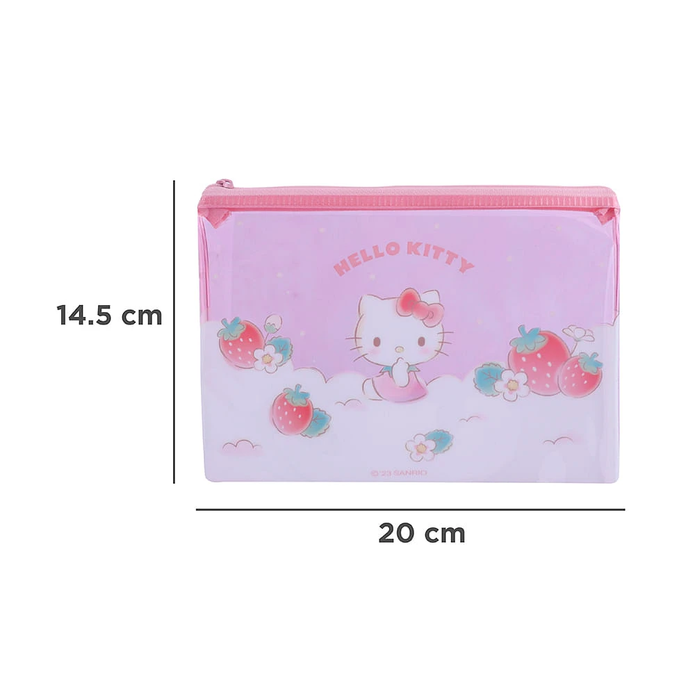 Lapicera Sanrio Hello Kitty Sintética Rosa 20x14.5 Cm