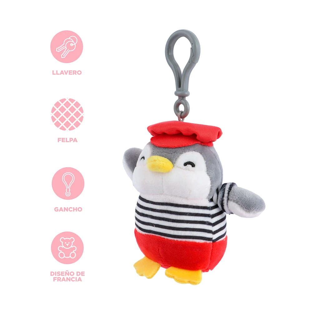 Llavero Sr. Miniso Mini Family Felpa Multicolor 10.2 Cm