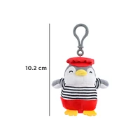 Llavero Sr. Miniso Mini Family Felpa Multicolor 10.2 Cm