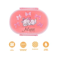 Contenedor De Alimentos Disney Marie Plástico Rosa 650 Ml