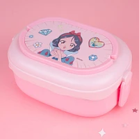 Contenedor De Alimentos Disney Blancanieves Manga Plástico Rosa 1600 Ml
