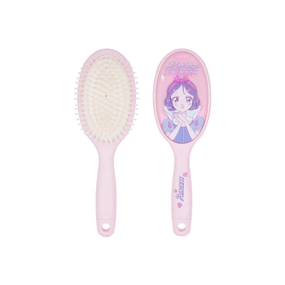 Cepillo Para Cabello Disney Blancanieves Princesas Manga Sintético Rosa