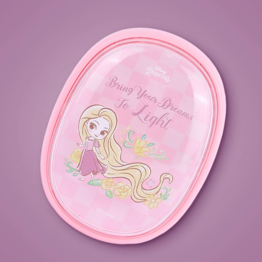 Cepillo Para Cabello Portátil Disney Rapunzel Princesas Manga Sintético  Rosa