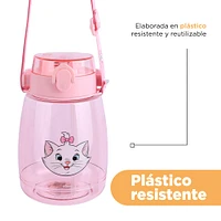 Cilindro Con Correa Disney Marie Plástico Rosa 1.3 L