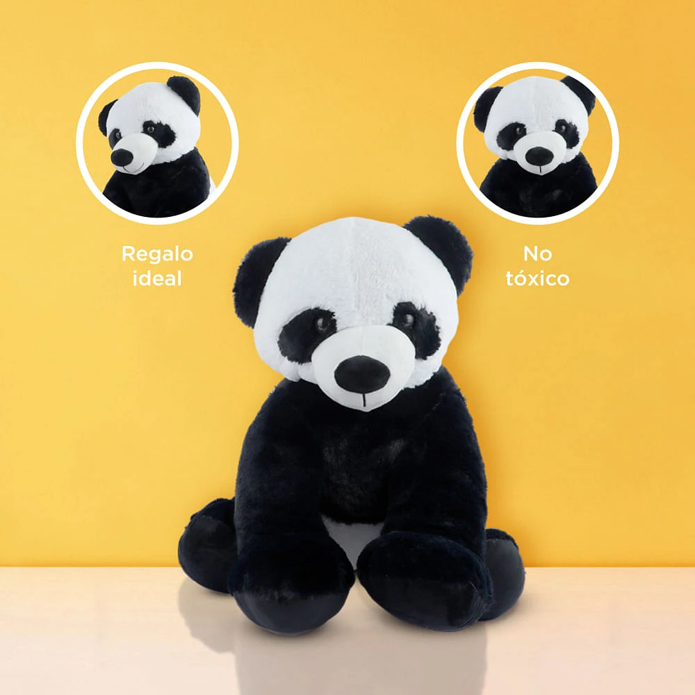 Peluche Panda Mini Family Felpa 26.7x53 Cm