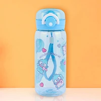 Cilindro Con Tapa Y Asa Sanrio Hangyodon Plástico Azul 450 ml