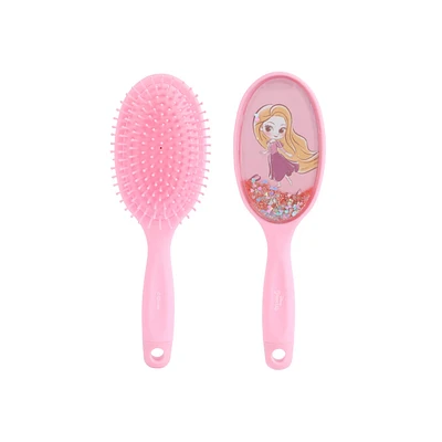 Cepillo Para Cabello Disney Rapunzel Princesas Manga Sintético  Rosa