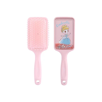 Cepillo Para Cabello Disney Cenicienta Princesas Manga Sintético Rosa