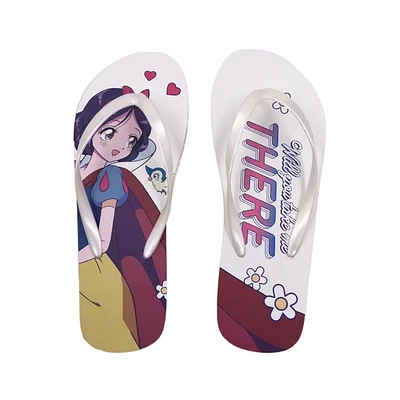 Sandalias Para Mujer Disney Blancanieves Princesas Manga Sintéticas Talla -23