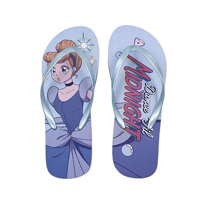 Sandalias Para Mujer Disney Cenicienta Princesas Manga Sintéticas Talla 23-24