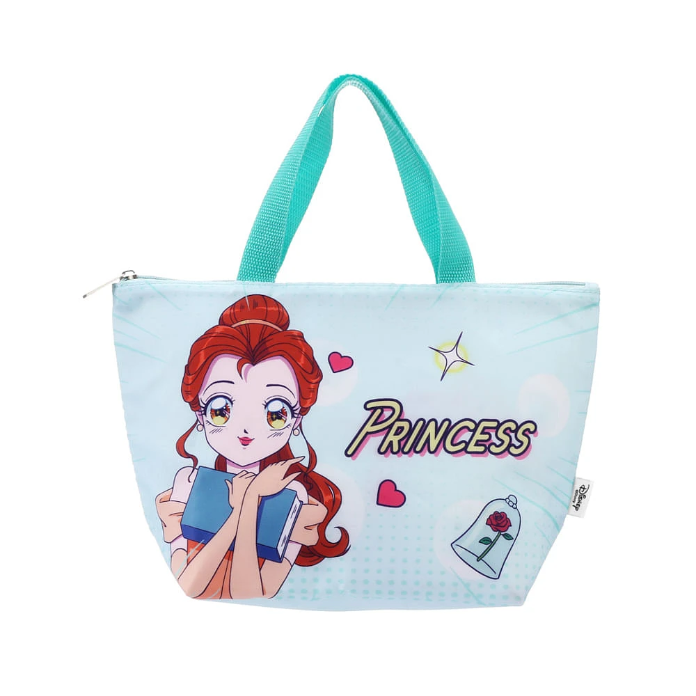 Lonchera Disney Bella Princesas Manga Textil 32x12x21 cm