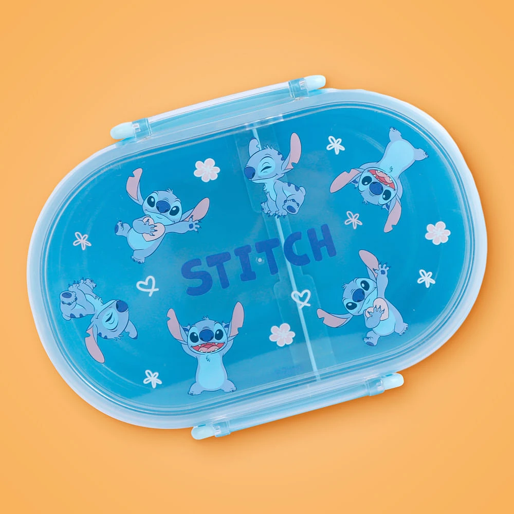 Contenedor De Alimentos Disney Stitch Plástico Azul 650 ml