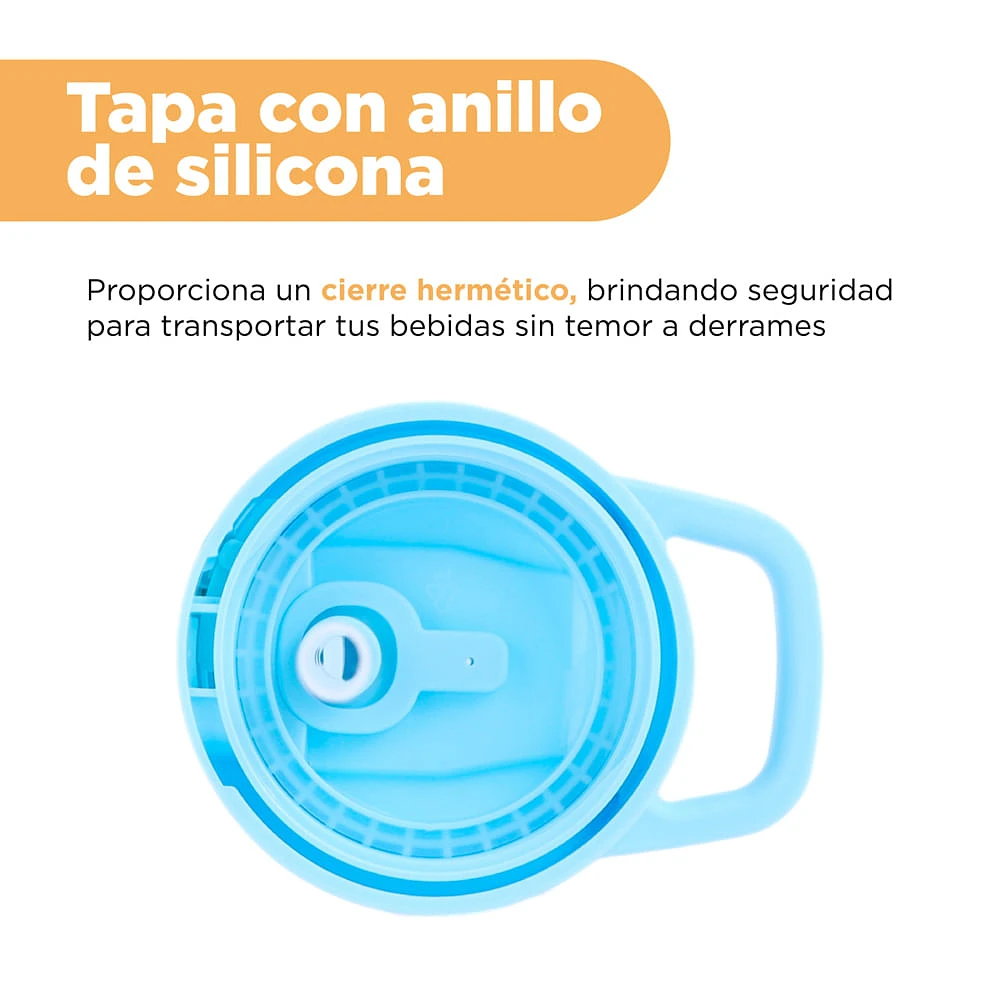 Cilindro Con Tapa Y Boquilla Sanrio Cinnamoroll Gran Capacidad Plástico Azul 1.9 L