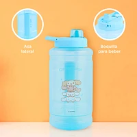 Cilindro Con Tapa Y Boquilla Sanrio Cinnamoroll Gran Capacidad Plástico Azul 1.9 L