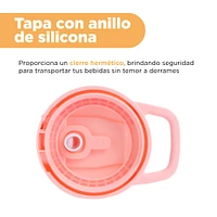 Cilindro Con Tapa Y Boquilla Sanrio Hello Kitty Gran Capacidad Plástico Rosa 1.9 L