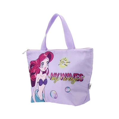 Lonchera Disney La Sirenita Princesas Manga Textil 32x12x21 cm