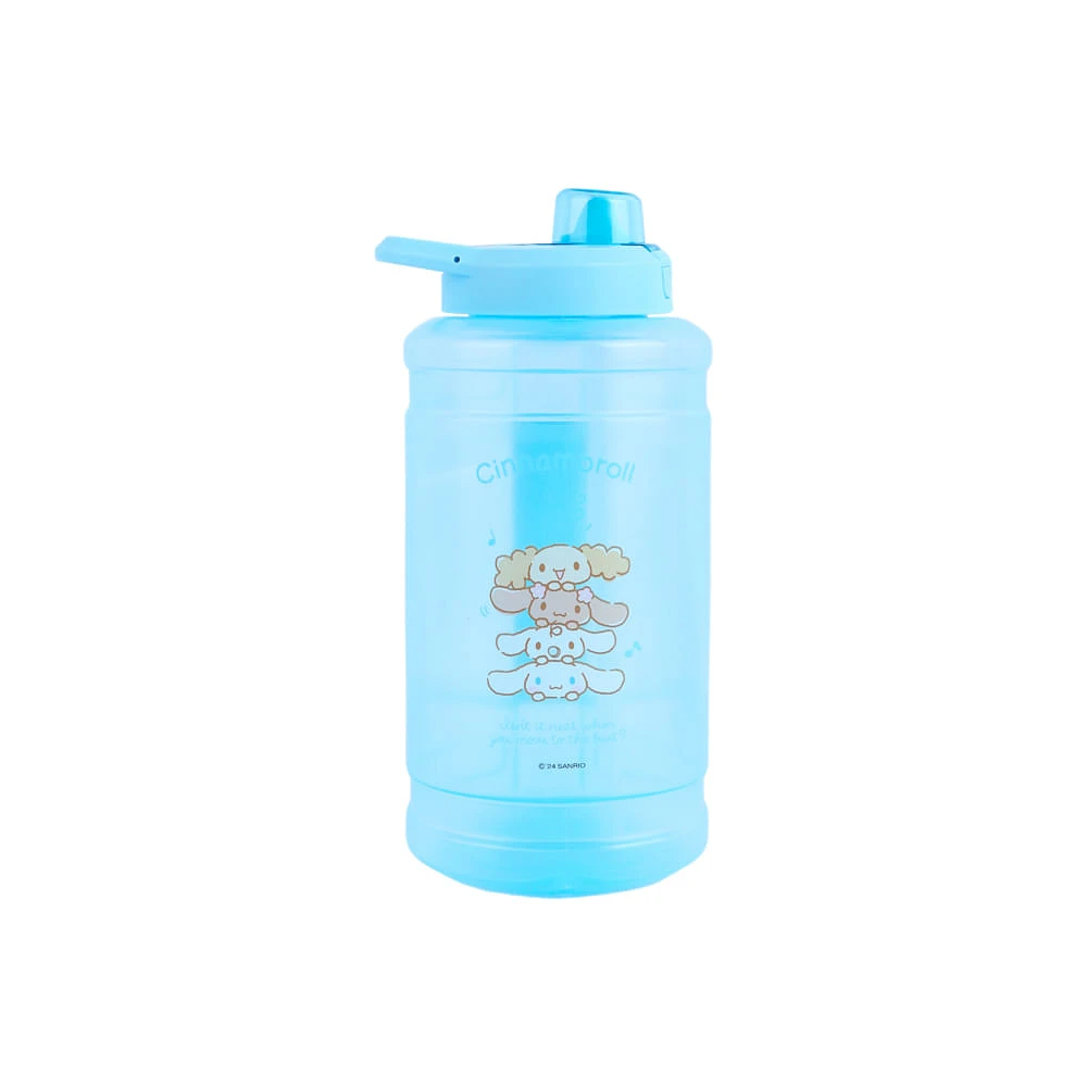 Cilindro Con Tapa Y Boquilla Sanrio Cinnamoroll Gran Capacidad Plástico Azul 1.9 L