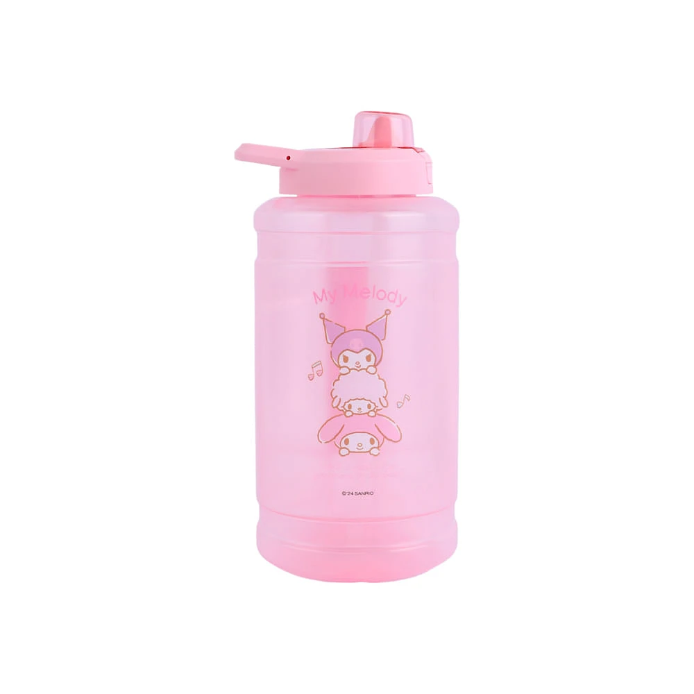 Cilindro Con Tapa Y Boquilla Sanrio My Melody Gran Capacidad Plástico Rosa 1.9 L