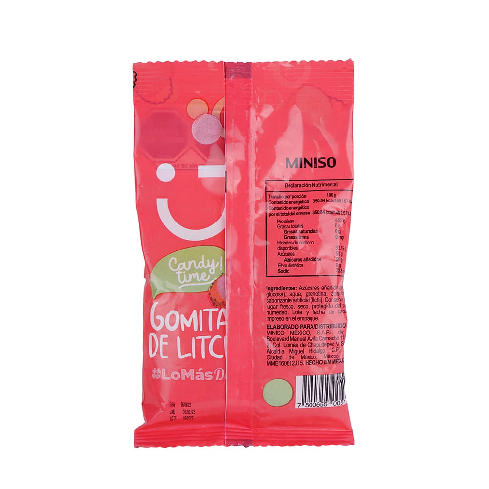 Gomitas De Litchi 100 gr Litchi