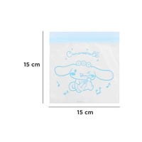 Paquete Bolsas De Sellado Sanrio Cinnamoroll Herméticas Transparentes 15x16 Cm 30 Piezas