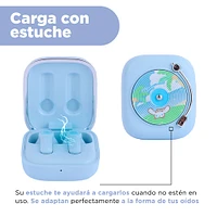 Audífonos Con Estuche De Carga Sanrio Cinnamoroll Azules BT 5.2