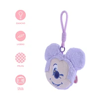 Monedero Disney Mickey Mouse Felpa Lila 15x13x2.5 cm