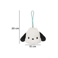 Monedero Sanrio Pochacco Felpa Blanco 20x15x2 cm