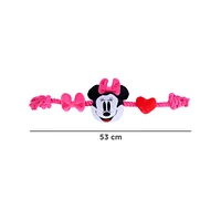 Juguete De Cuerda Para Mascotas Disney  Minnie Mouse Textil Rosa