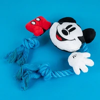 Juguete De Cuerda Para Mascotas Disney  Mickey Mouse Textil Multicolor