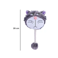 Juguete De Cuerda Para Mascotas Disney  Lucifer Textil Gris