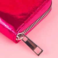 Monedero Textil Rosa 11x9x2 Cm