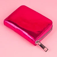 Monedero Textil Rosa 11x9x2 Cm